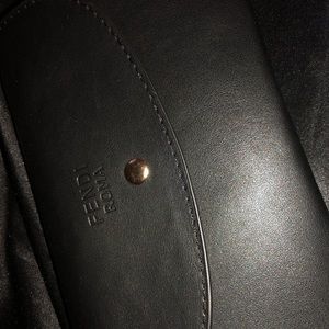 Faux leather Fendi Clutch